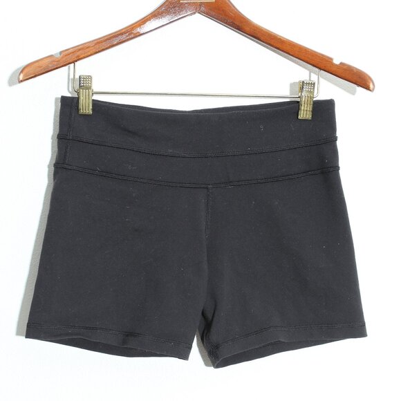 Lululemon Reverse Groove Short (Regular) Black Luon Mid-Rise Biker Size 6 - Picture 7 of 16
